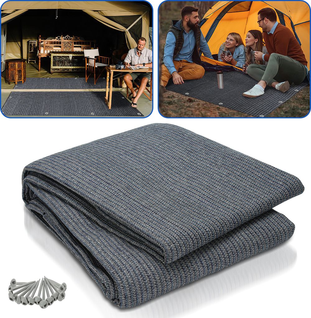 TolleTour Outdoorteppich Vorzeltteppich Markisenteppich 250x500cm