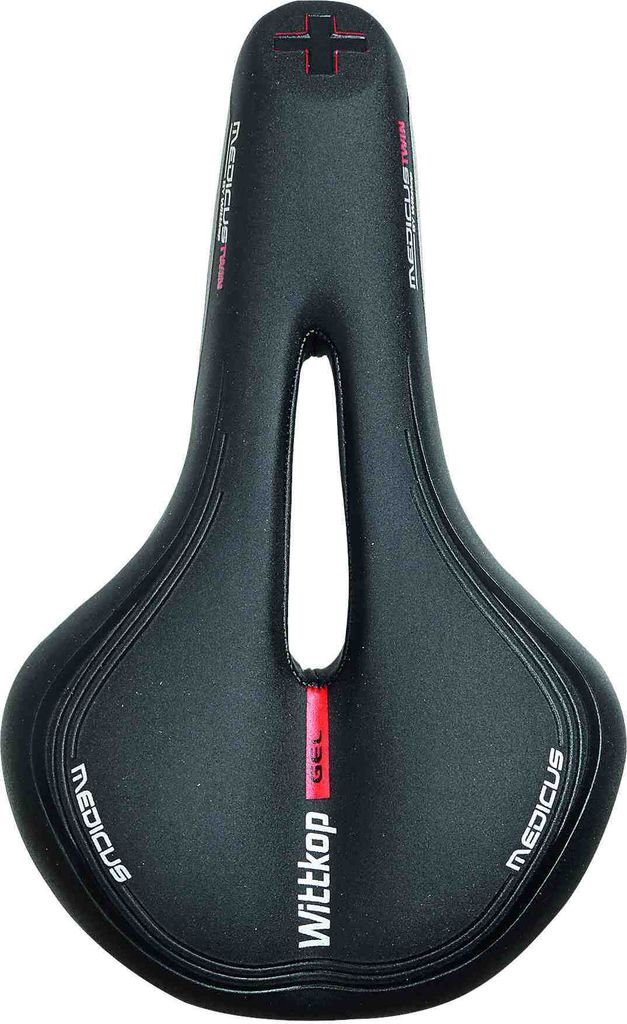 Wittkop Medicus 2.0 E-bike Sattel Schwarz 175 mm Schwarz Produktbild 2