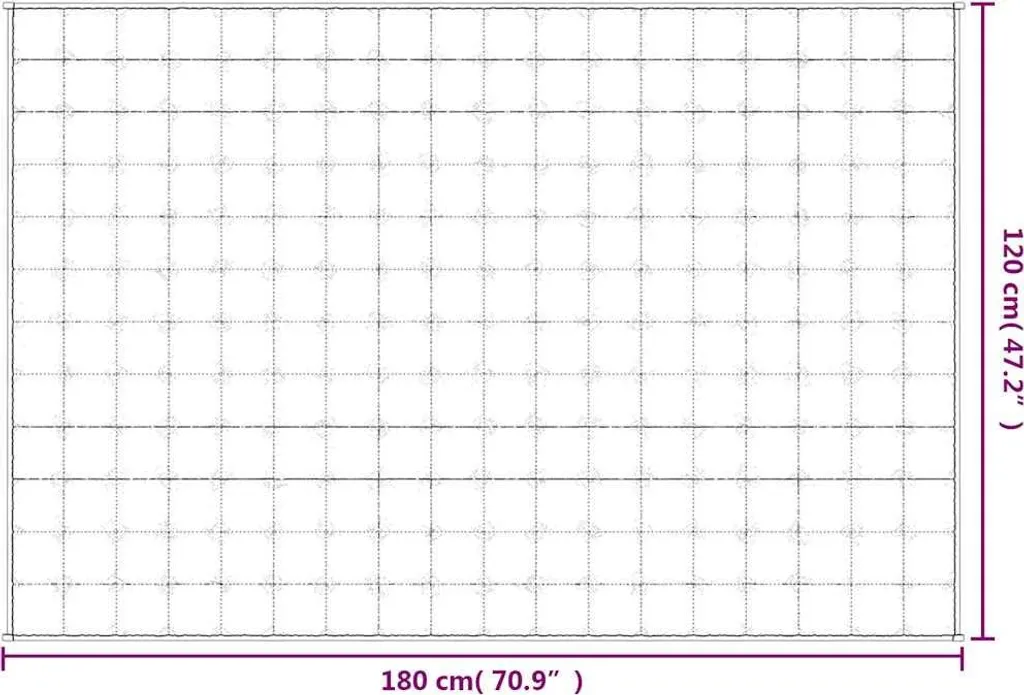 Coperta Ponderata 9kg Blu 120x180cm - Ottimizzazione del Sonno - 6