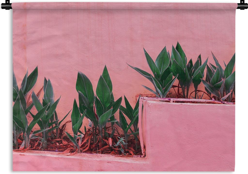 MuchoWow Wandteppich Wandbehang Pflanzen - Sommer - Farbe 90x67.5 cm Tapisserie Dekoration Wandtuch - Fototeppich - Wand-Skulpturen