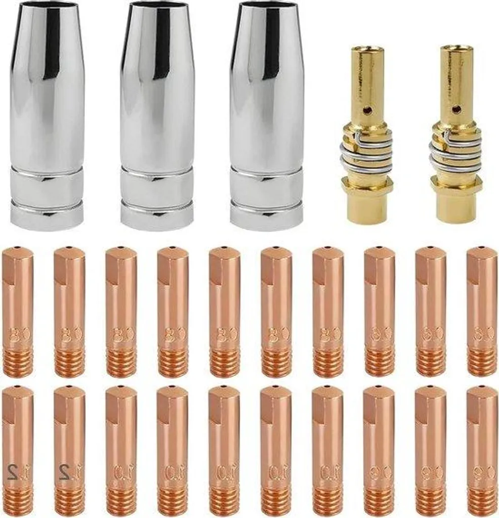 Buses M6 Multi-tailles 6-12mm pour Soudage 15AK MB15 - 25 Embouts de Haute Qualité
