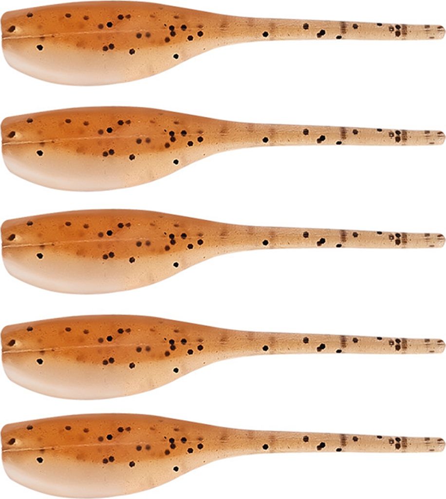 5 Teile/satz 5 CM/1 G Weicher Kaulquappenköder Realistischer bionischer bunter Kaulquappen-Schwimmköder Künstlicher Kaulquappenköder Süßwasse...