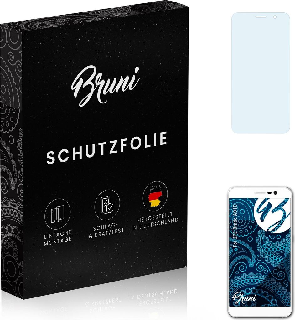 atFoliX 4054274771247, ZTE, Blade A910, Kratzresistent, Transparent, 2 Stück(e)