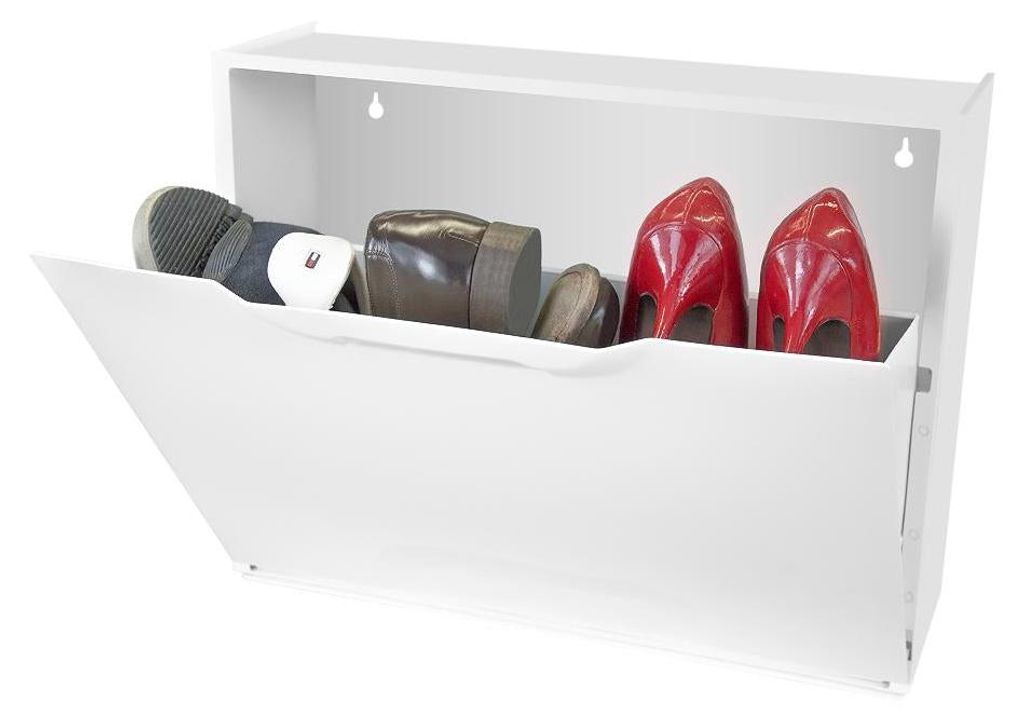 Szafka Na Buty 51X17.3X40Cm Biała Zdjęcie produktu 