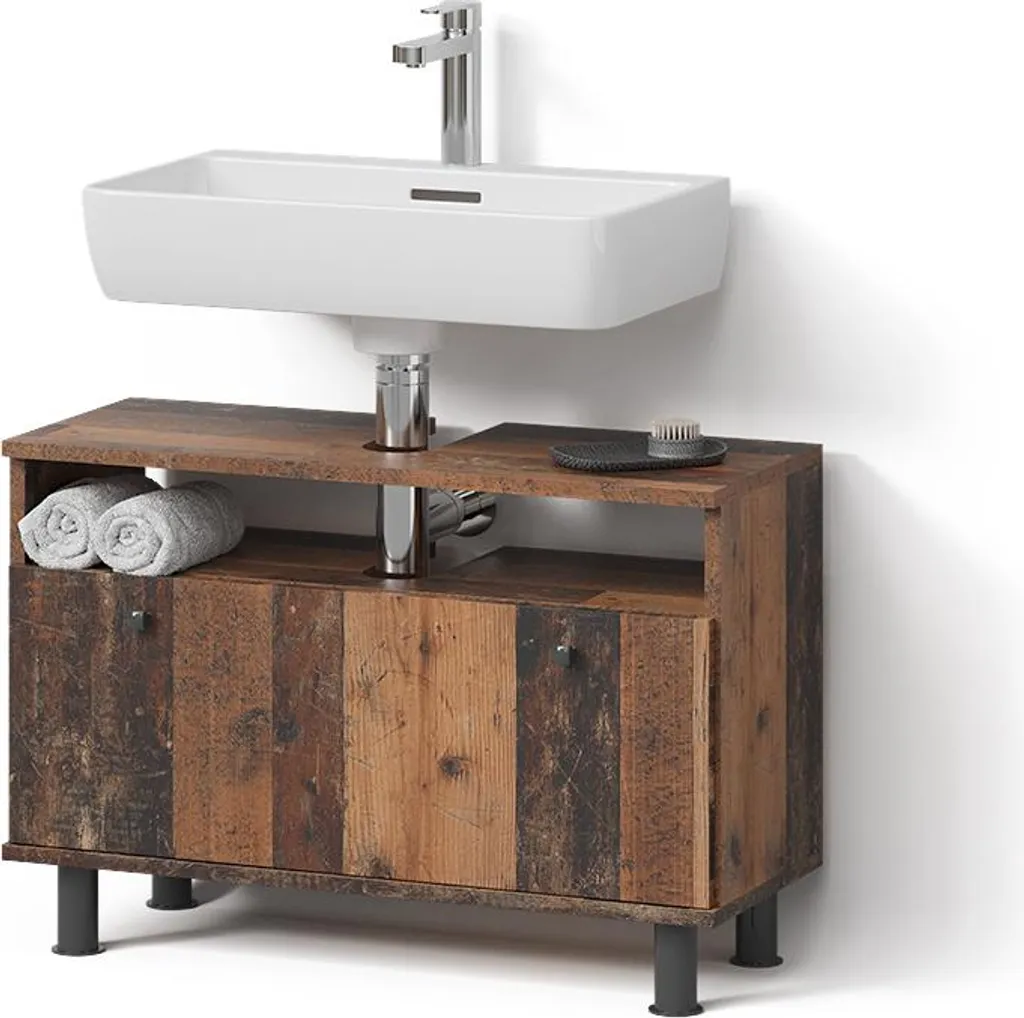 Arredo Bagno Livinity Fucino Oldstyle | Mobile Sotto Lavabo con Cassetto