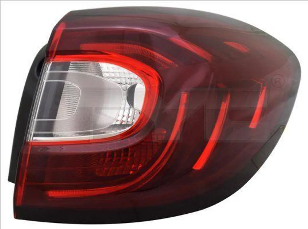 Feu arrière TYC 11-14427-06-2 pour Captur remplace OE 265506738R