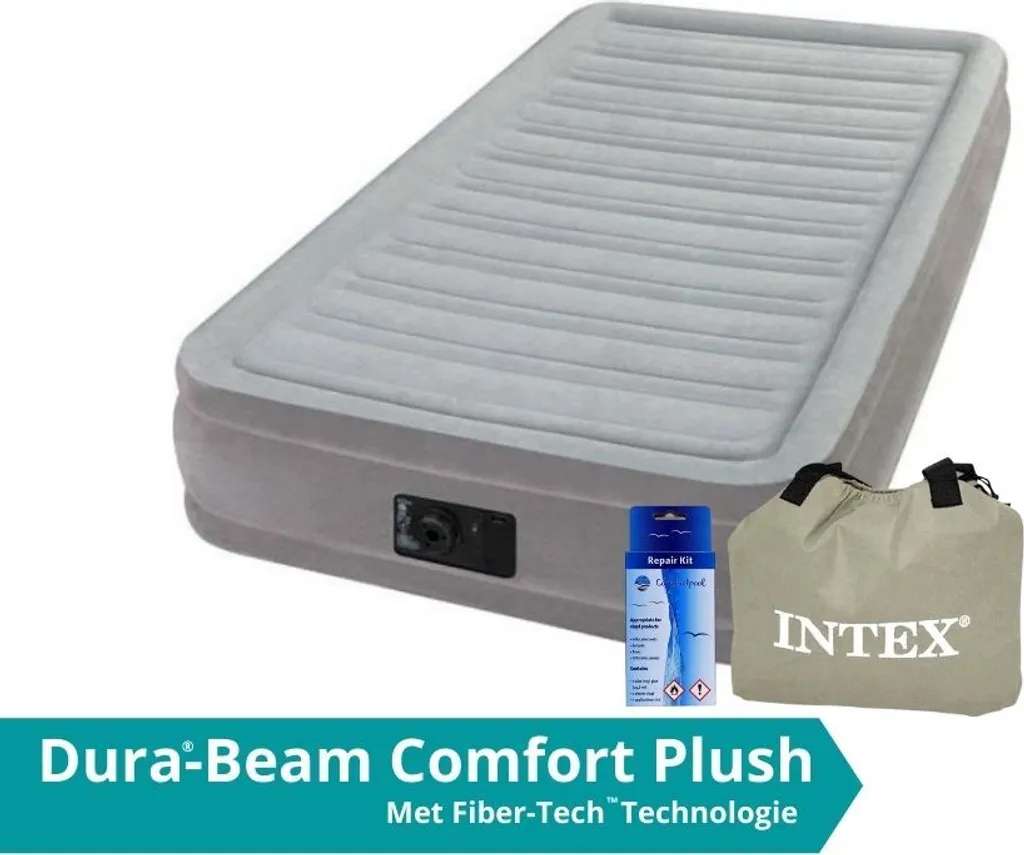 Matelas à Air Intex Comfort Plush Lit d'Appoint Gonflable 1 Place