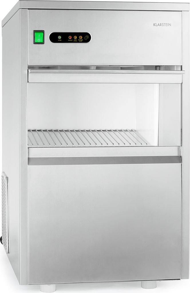 Klarstein Eiswürfelmaschine, Profi Ice Maker, Eiswürfelbereiter für Klare Eiswürfel, Eiswürfelmaschine für Gastro & Zuhause, Leise Eiswürfel...