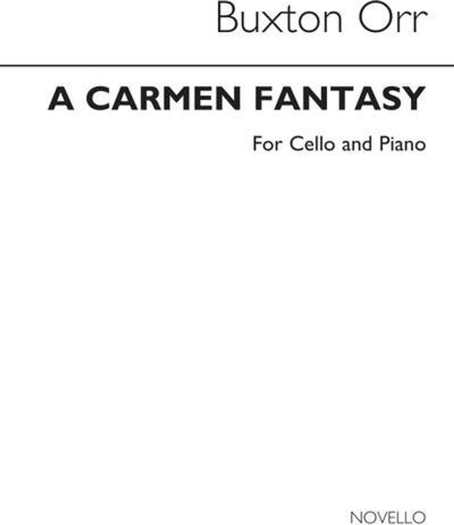 A Carmen fantasy for cello and pianospecial order edition