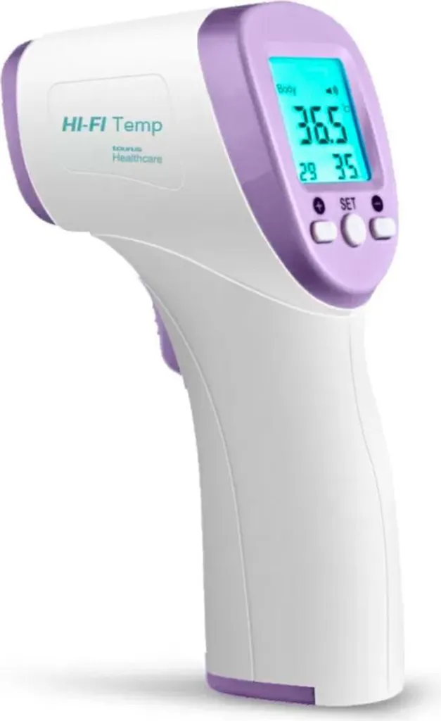 Thermomètre infrarouge Taurus HI-FI Temp avec alerte fièvre et écran LCD