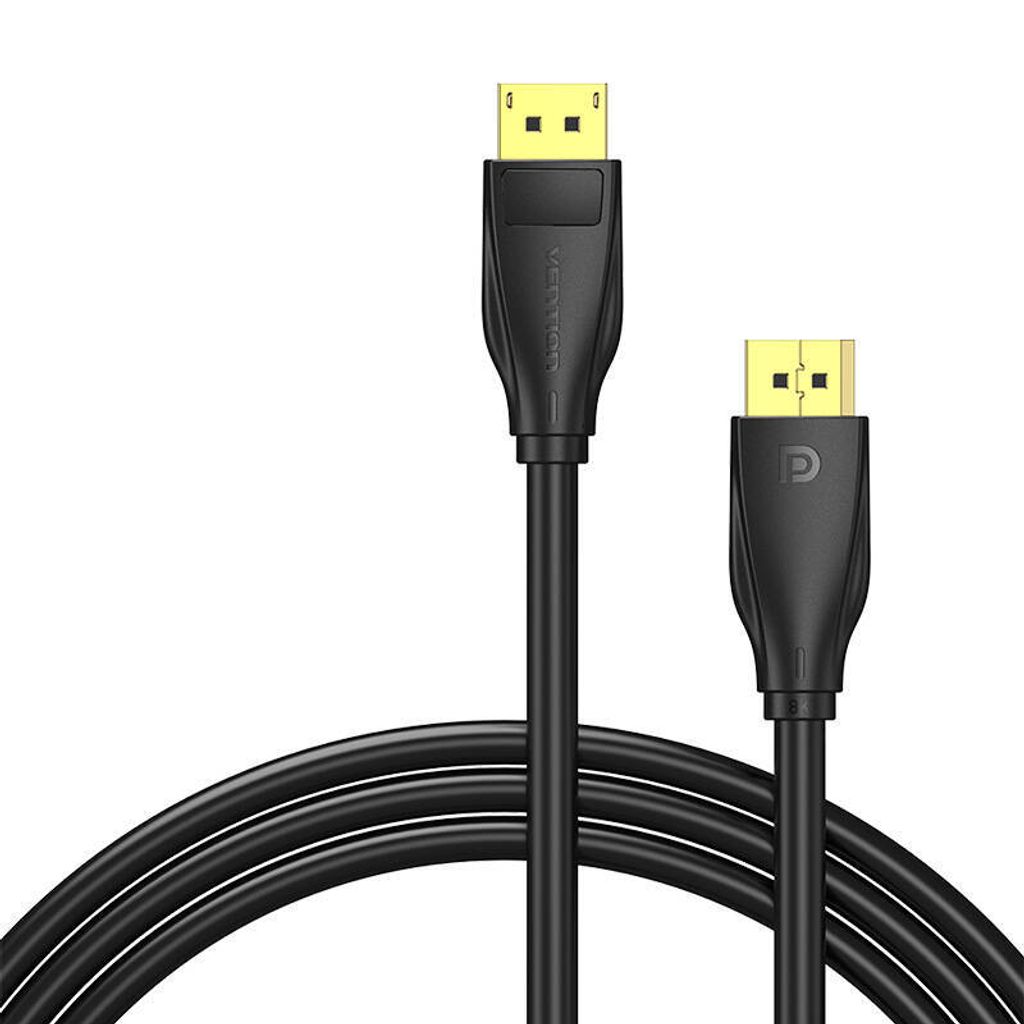 Kabel Vention HCDBF, HD, DisplayPort 1.4, 8K, 1m, schwarz