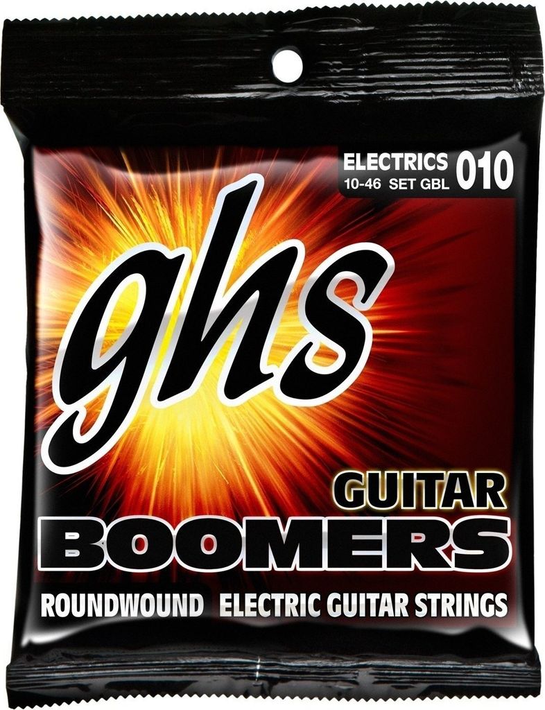 GHS Boomers Roundwound 10-46 Saiten für E-Gitarre