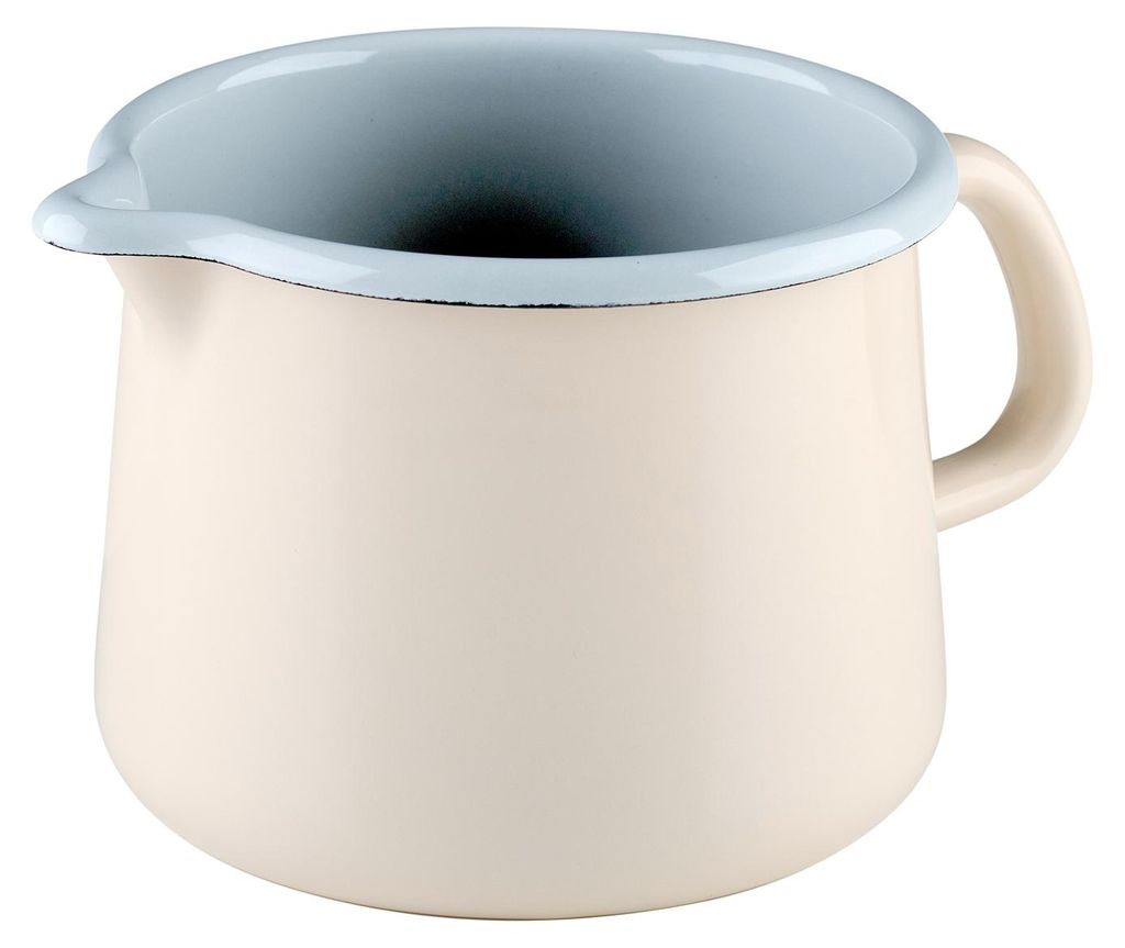 Rondel Riess Ø12cm 1 litr emaliowany Nouvelle Avorio Zdjęcie produktu 
