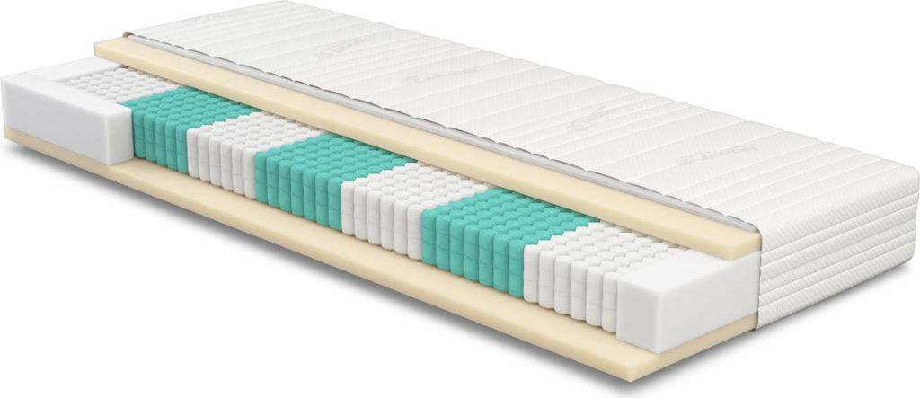 Matratze 135x200 cm - SERA H4 - Lyocell - Orthopädische 7-Zonen- Komforthöhe 22cm - Ideal für Allergiker & Schwitzer - Tonnentaschen - Taschenfe...