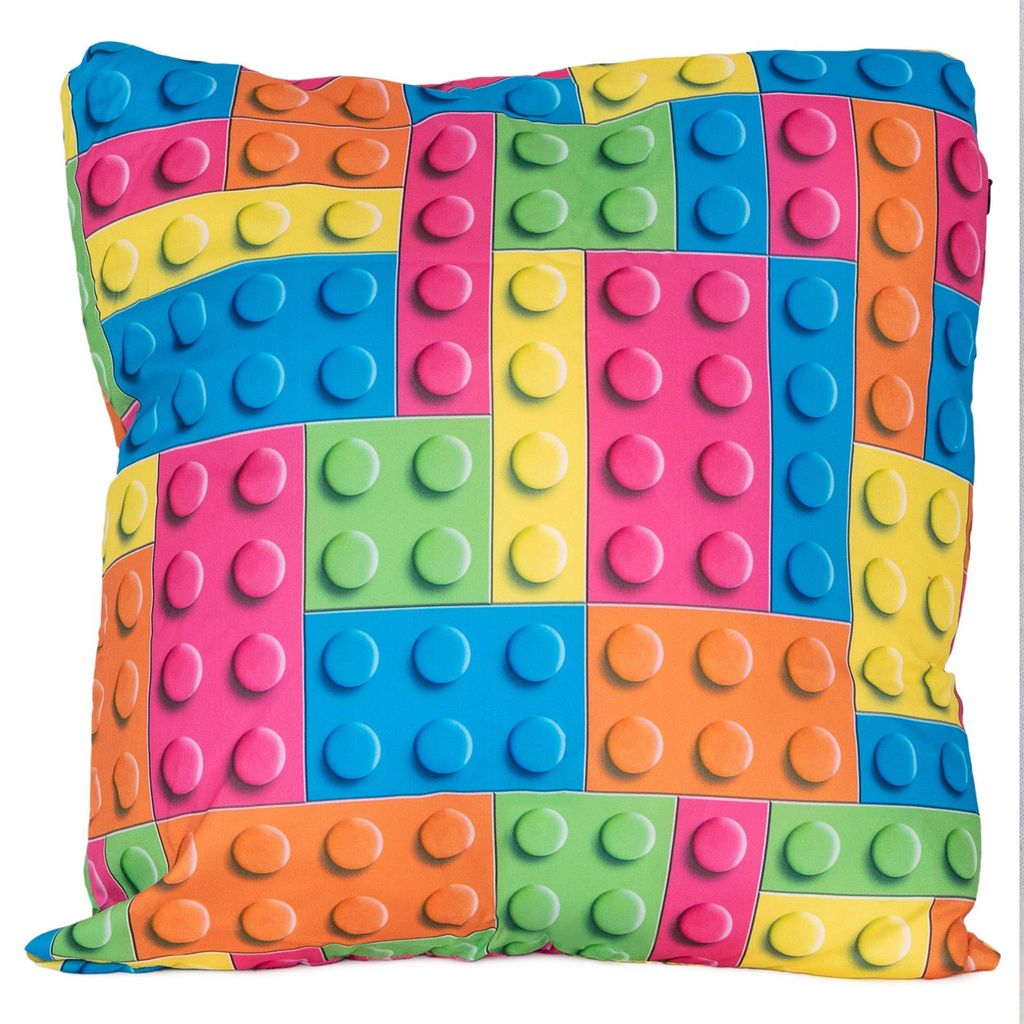 cosey Kissenbezug 45x45, Kissenhülle mit Motiv für Dekokissen, Sofakissen – verschiedene Motive Polyester D5 Blocks