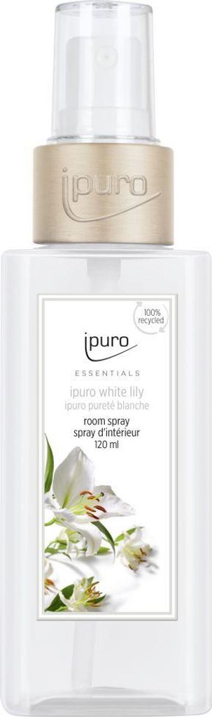 ipuro Raumspray Essentials White Lily 120 ml Produktbild 