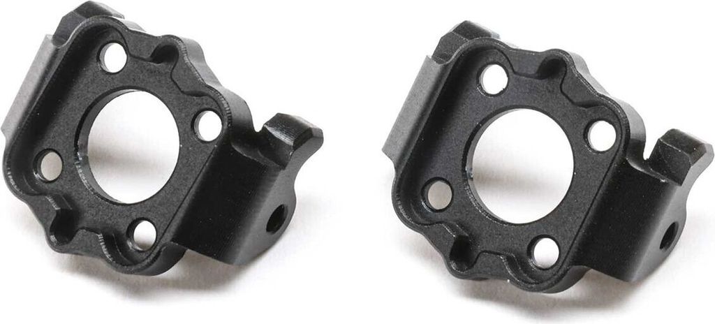 Losi Aluminum Spindle Carrier Set 5deg Black: Mini LMT