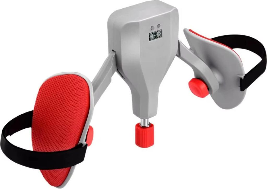 Widerstandstrainer, 10-35 kg, Beintrainer mit Zählfunktion rutschfest und ergonomisch, Ganzkörper Training
