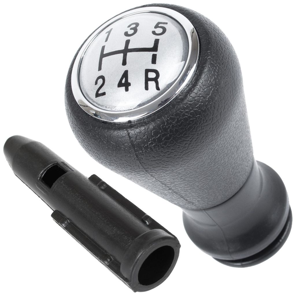 Peugeot 206 Pomello del cambio ARGENTO + NERO DIAGRAMMA 5 Immagine del prodotto 