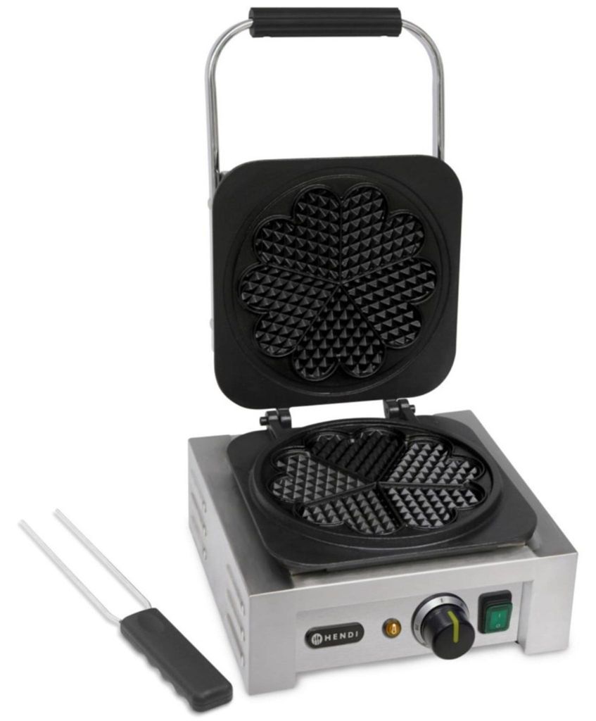 HENDI Waffeleisen Herz Waffeln 230V 2200W