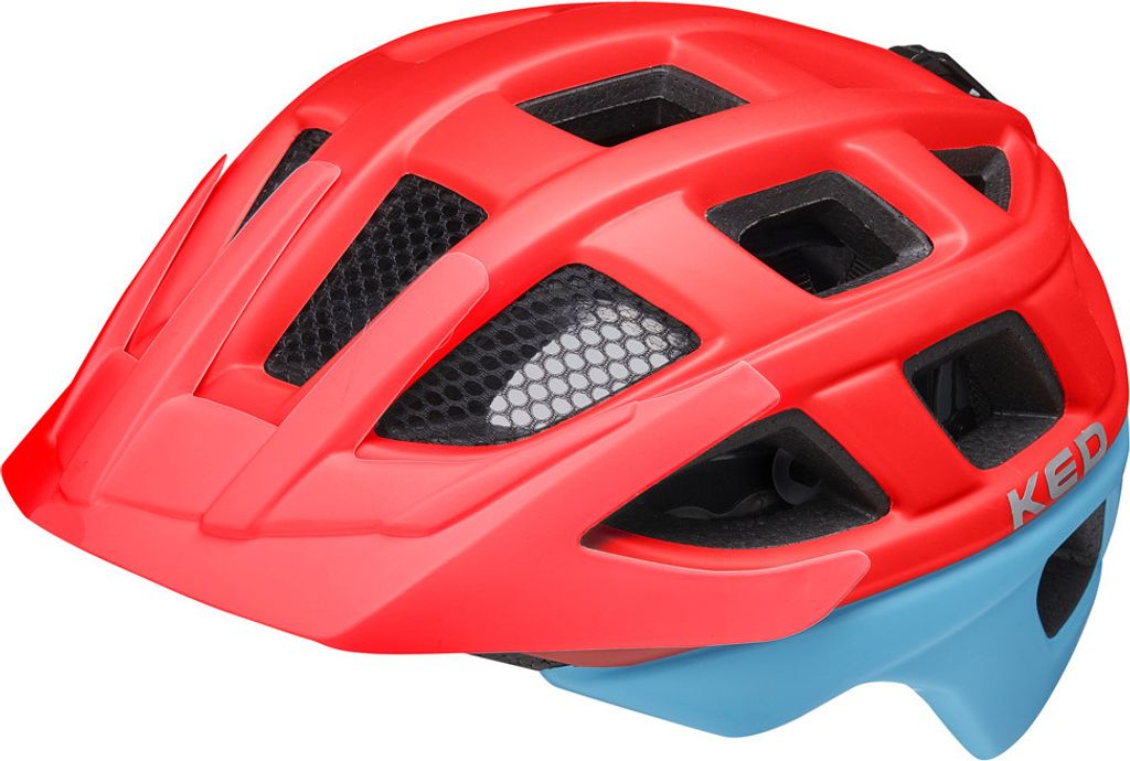 KED Kailu Kinderhelm , Farbe:Red Blue Matt, Größe:S 49 - 53 Produktbild 