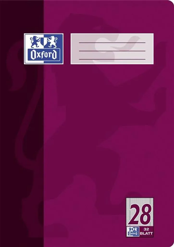 Oxford Quadernoni A4 Rigatura 28 - Pack 10 pezzi - La Vera Carta 90g
