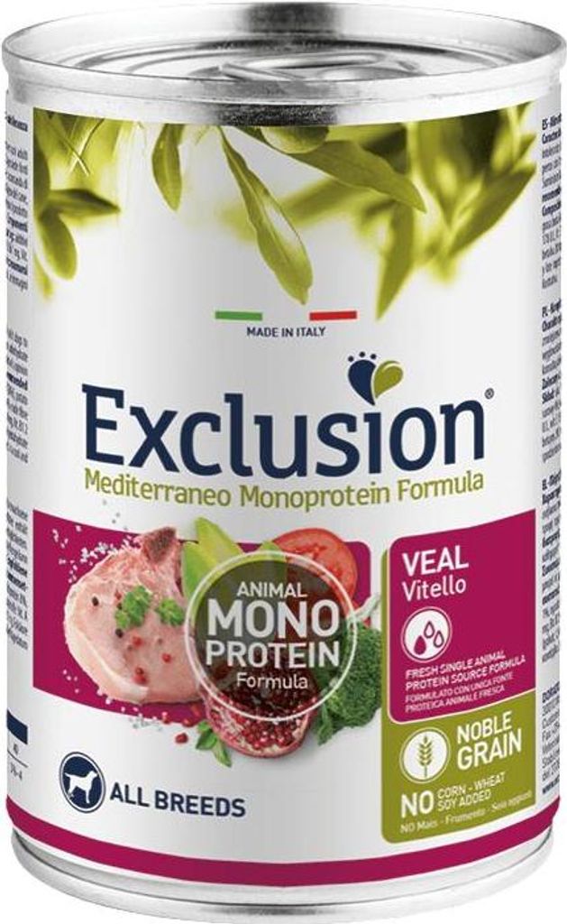 Exclusion Mediterraneo Noble Grain Adult Kalb