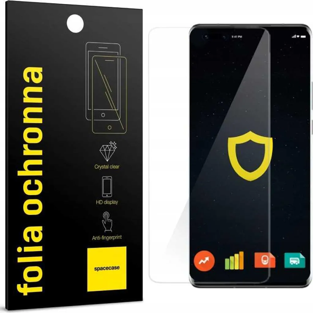 Crocfol Pellicola Protettiva Autorigenerante 5D [2 Pezzi] Per Huawei Mate 40 Pro, Case-friendly, Con Finitura Anti-impronte E Kit Applicazione
