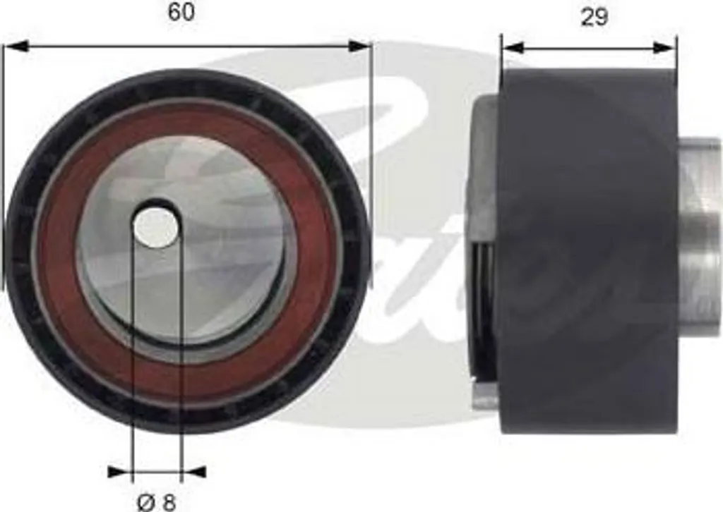 Réparer votre Distribution avec le Galet Tendeur Gates T43055 Fiat 500X