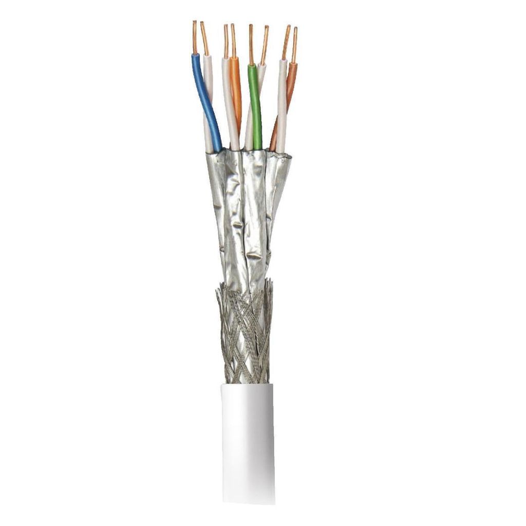 Televes Datenkab. 1500 MHz CAT7ALF500V 4x2AWG23 Cat.7A LSHF ws 500m Tr.incl.CU