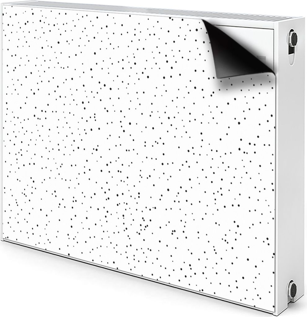 Magnet Heizkörper Heizkörper-Abdeckung Heizkörperabdeckung 110x60 cm - Chaotische Punkte