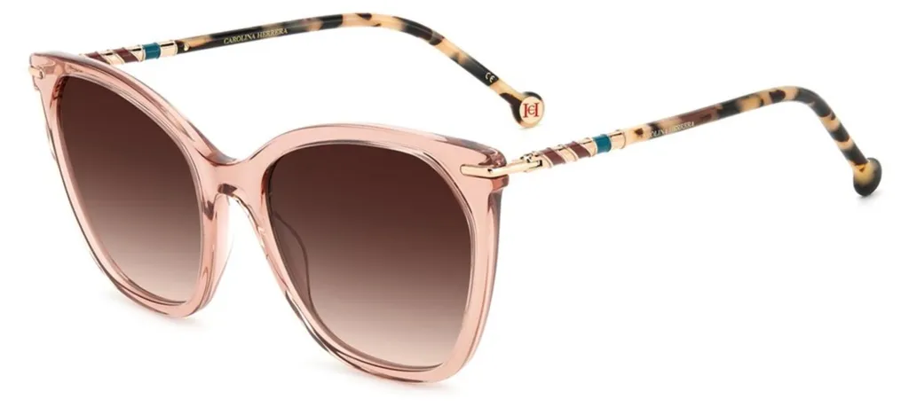 Lunettes de soleil Carolina Herrera HER 0091/S L93 Transparent Rose