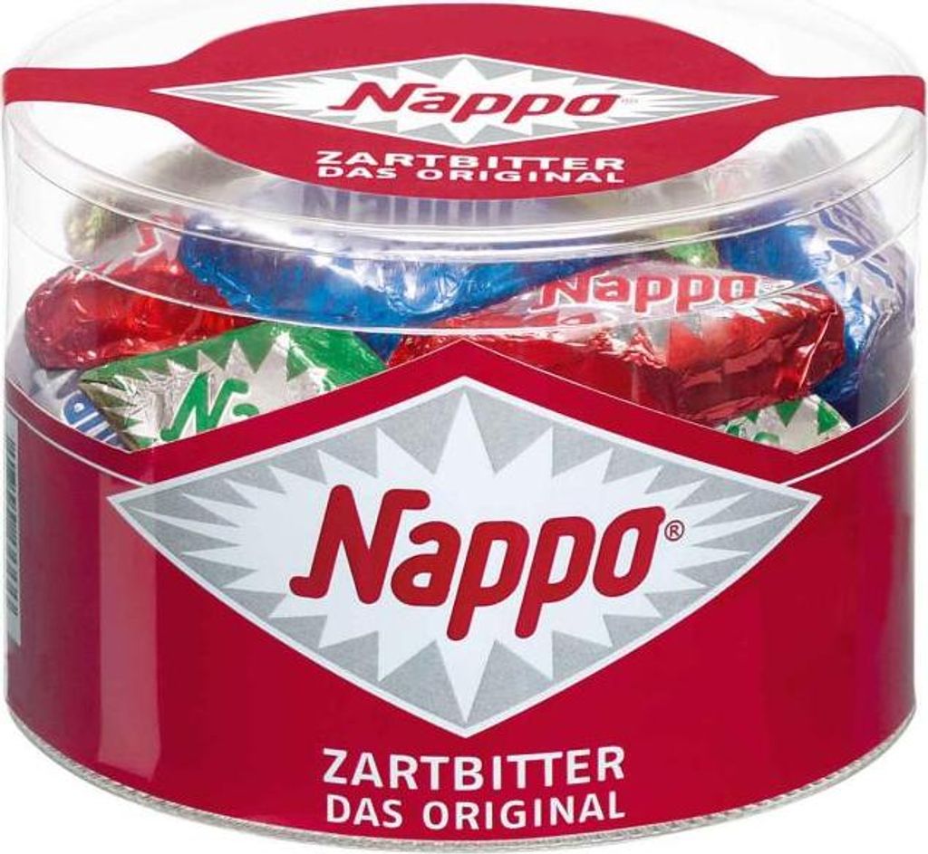 Nappo klein Zartbitter Das Original Dose 280g Produktbild 