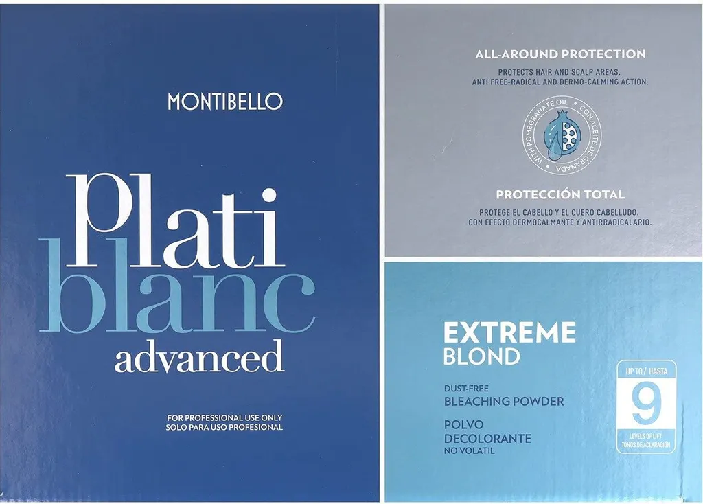 Guida Tecnica Montibello Platiblanc Advanced Extreme Blond 9 Toni