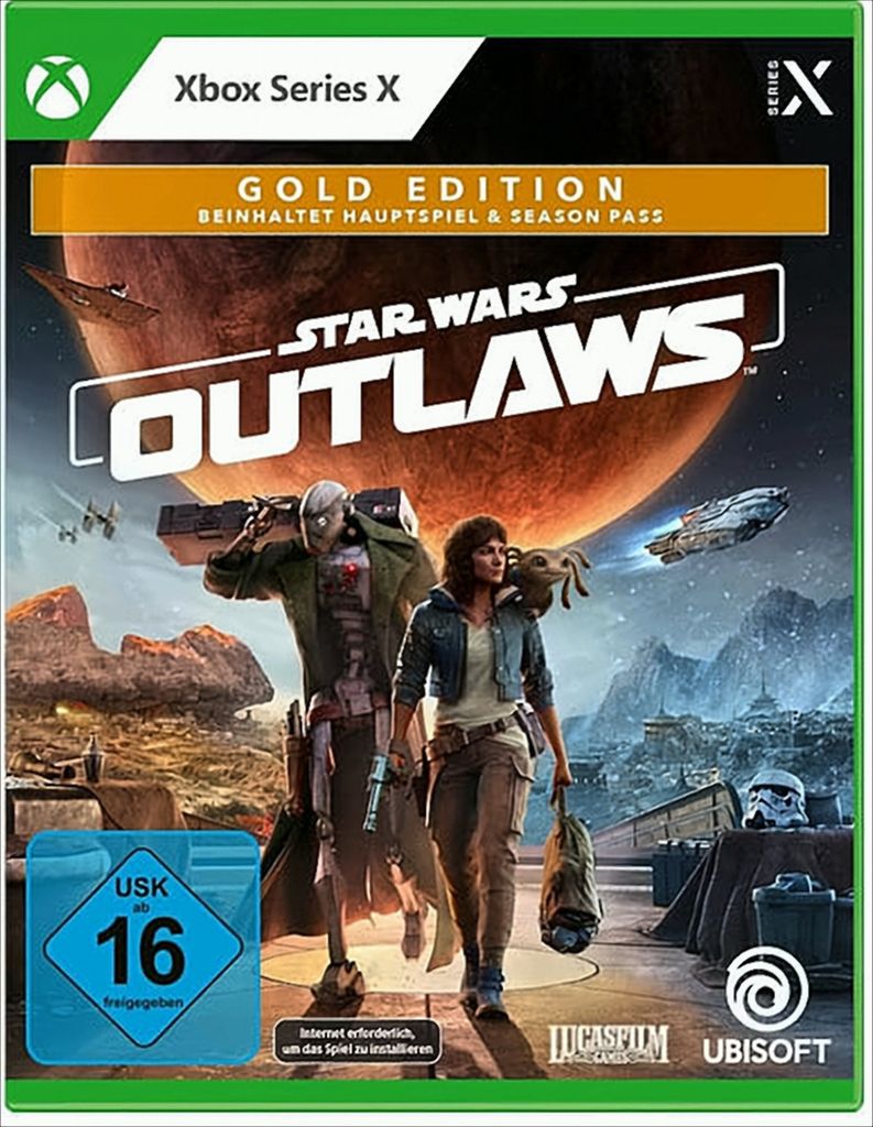SW Outlaws XBSX Microsoft Xbox Series X Gold Edition Star Wars