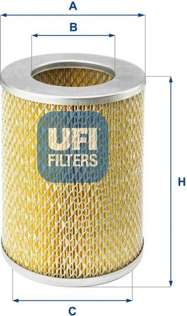 UFI 27.140.00 Luftfilter OE 25062045 kompatibel mit LC, Land Cruiser