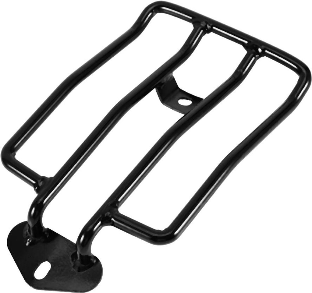 Motorrad-Gepäckständer, rostfeste Aluminiumlegierung Motorradbikes Aufbewahrungsträger Schwarzer Ersatz für XL883 1200 x48 2004-16 Upgrade