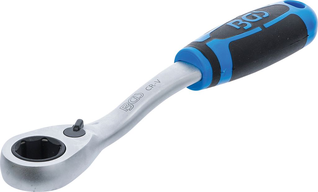 BGS 2181-3 Durchsteck-Umschaltknarre, Abtrieb Sech skant 22 mm