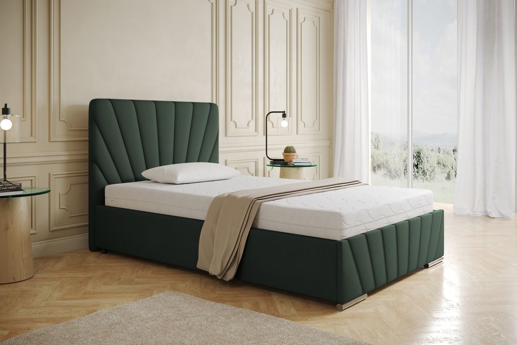 Polsterbett RAY - Komfortbett mit Stauraum, Einzelbett,