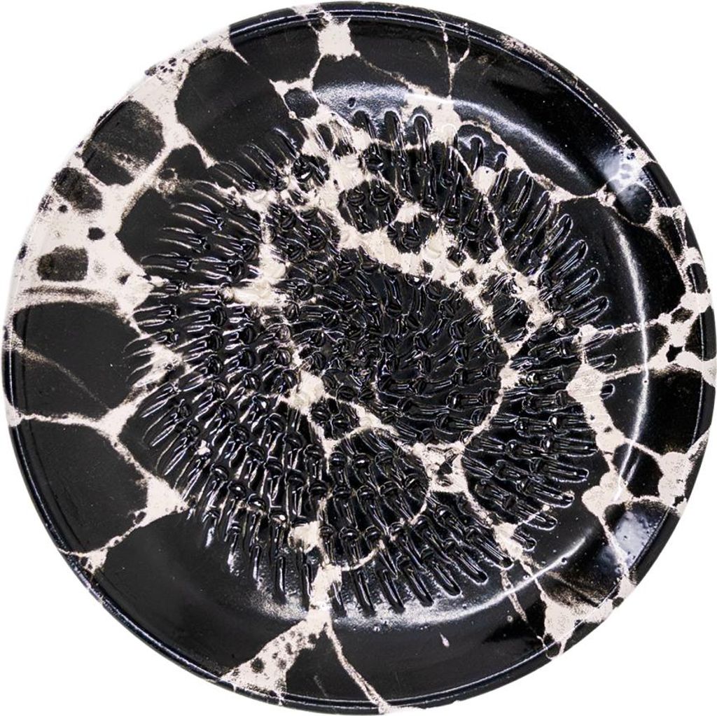 Piatto grattugia in Vetroceramica Kaladia bianco e nero Immagine del prodotto 