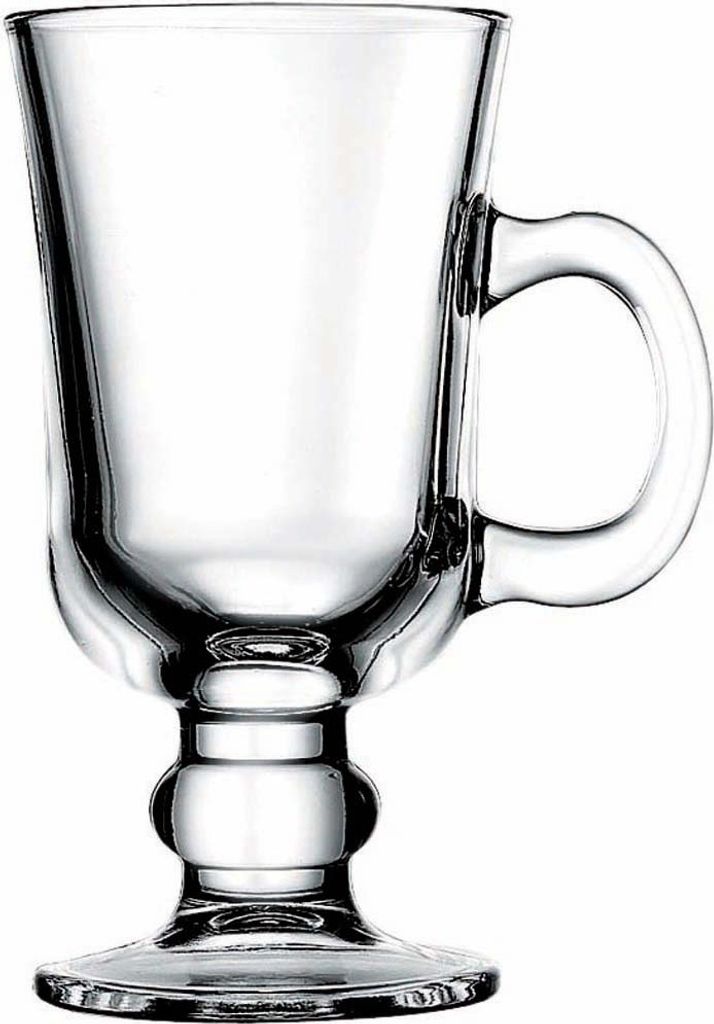 12x Pasabahce Irish Coffee-Glas mit Henkel 225 ml