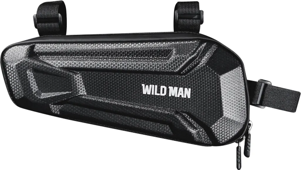 Sacoche Vélo 1.8L Wildman XT9 Coque Rigide Étanche et Fixation Velcro