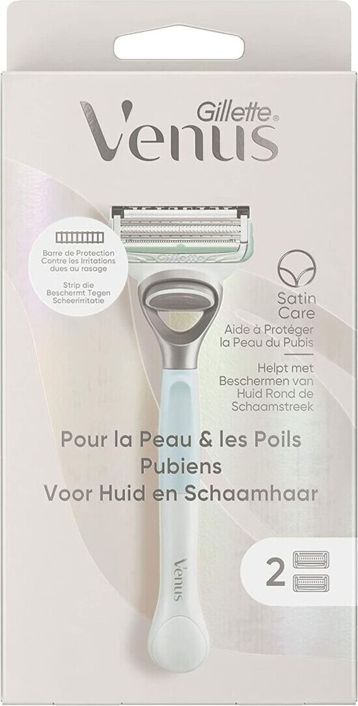 Gillette Venus Satin Care Shaver with 2 Refill Blades