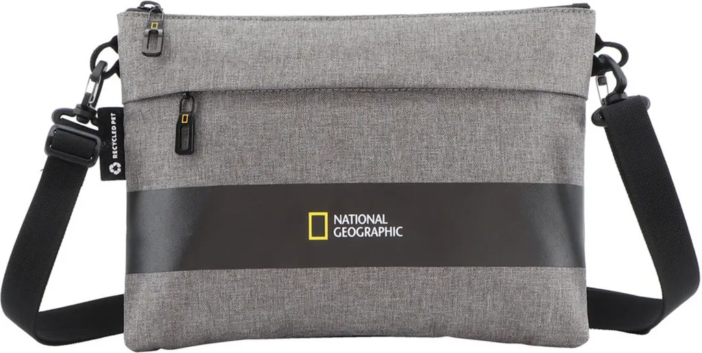 Petit sac bandoulière gris National Geographic Shadow idéal voyage et ville