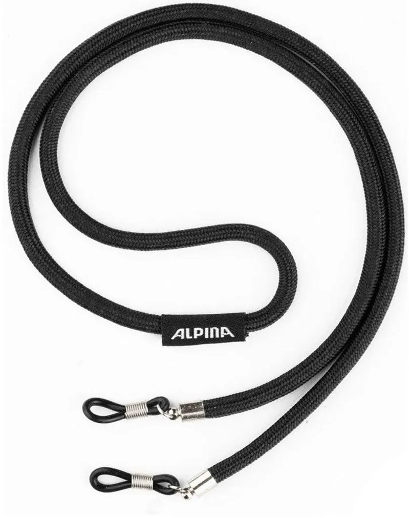 Alpina Brillenband-Stil Cordon pour Lunettes Sport Noir Réglable 60cm