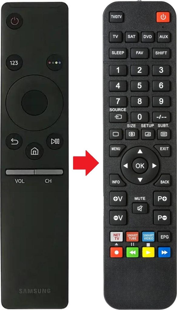 Fernbedienung passend für SAMSUNG UE40K6300AK | UE40K6300AKXXC