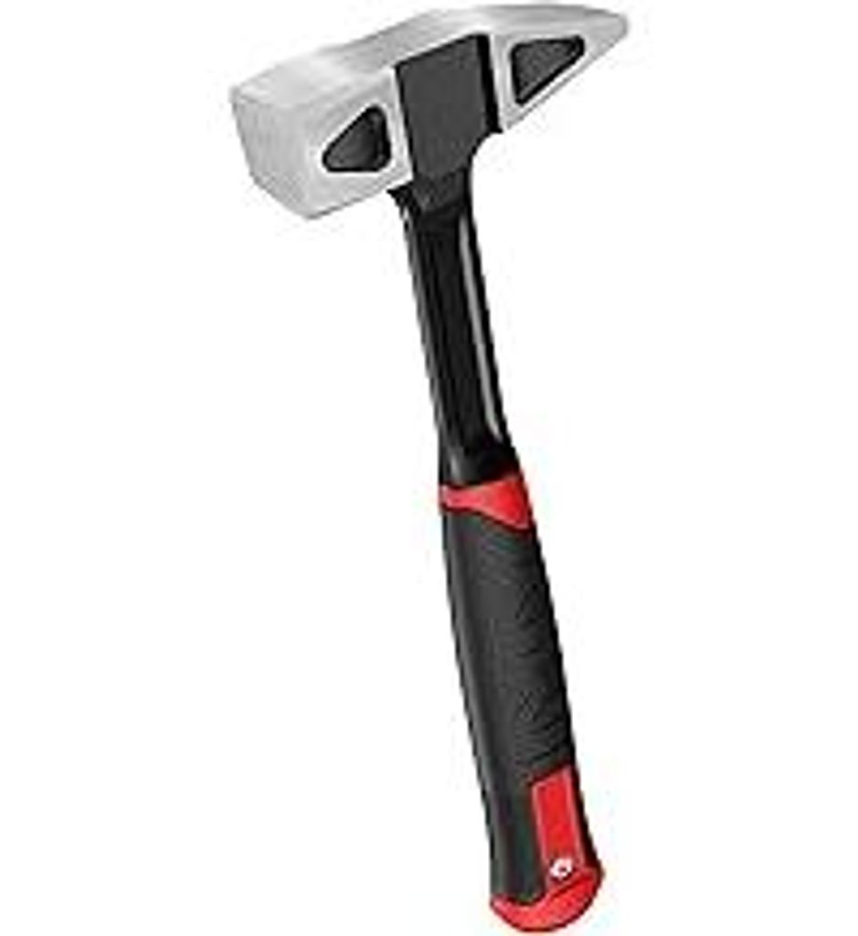 C&T 500g Hammer Schlosserhammer| Vibrationsarm | Spezialstahl | Profiqualität für Schlosser und Installateure|Einteilig Geschmiedet für Solide K...