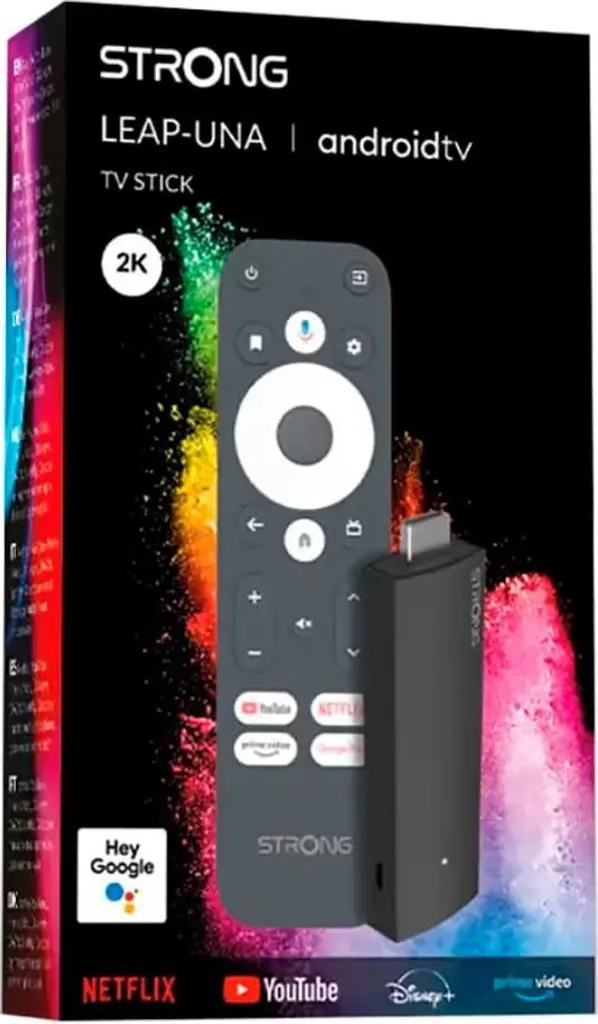 STRONG Leap-UNA Android TV Streaming Stick 4K UHD avec Google TV Intégré - 35