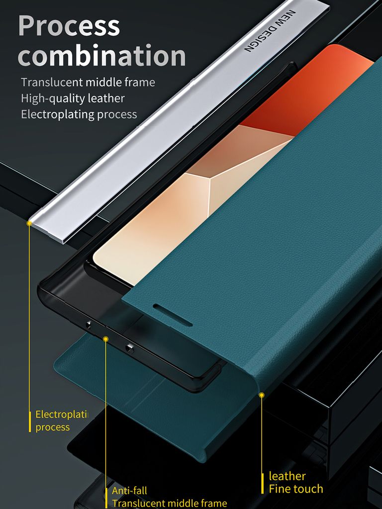 Hülle für Xiaomi Redmi Note 13 4G Leder PU Kaufland.de