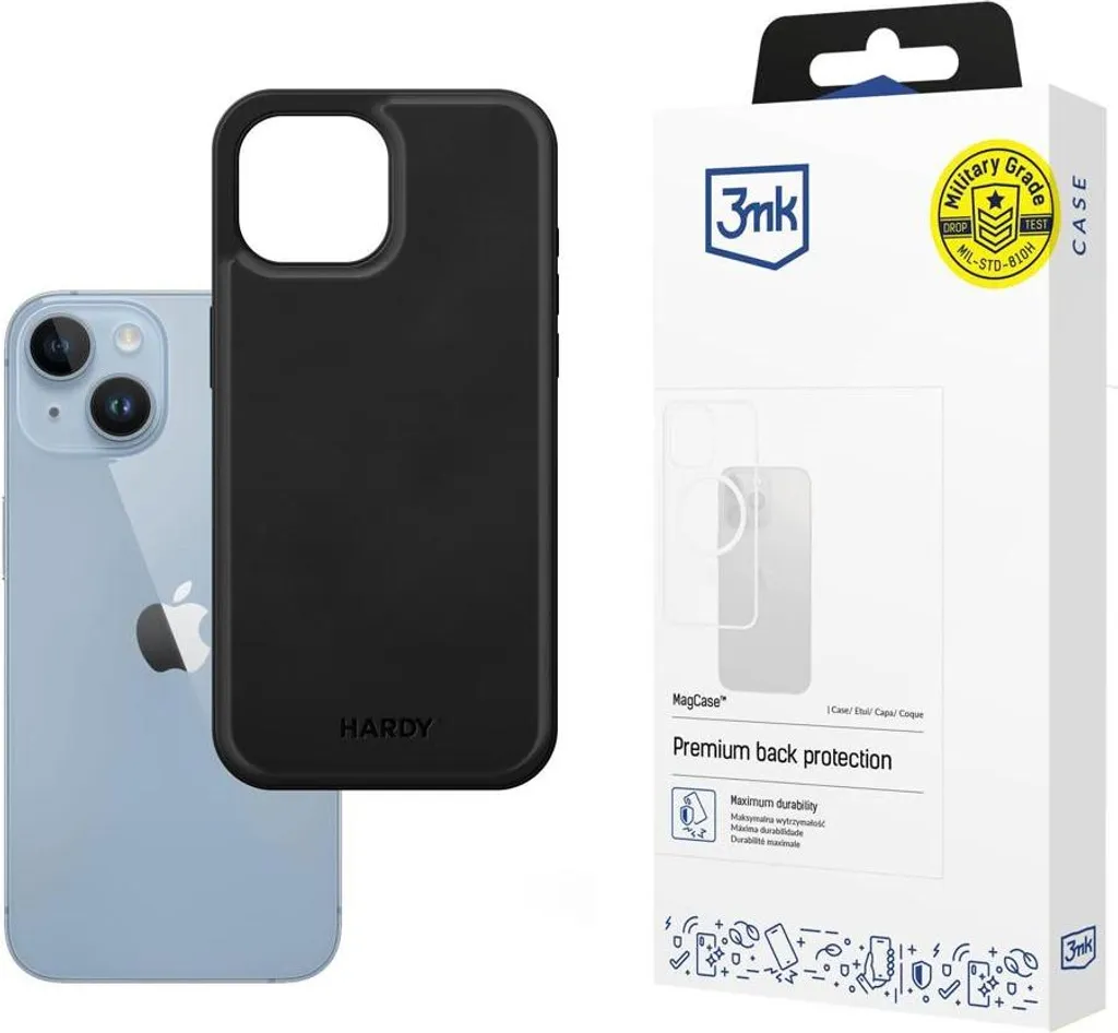 Cover Professionale iPhone 14 3mk Hardy Pelle Seta | MagSafe Office